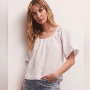 Z Supply White Blouse